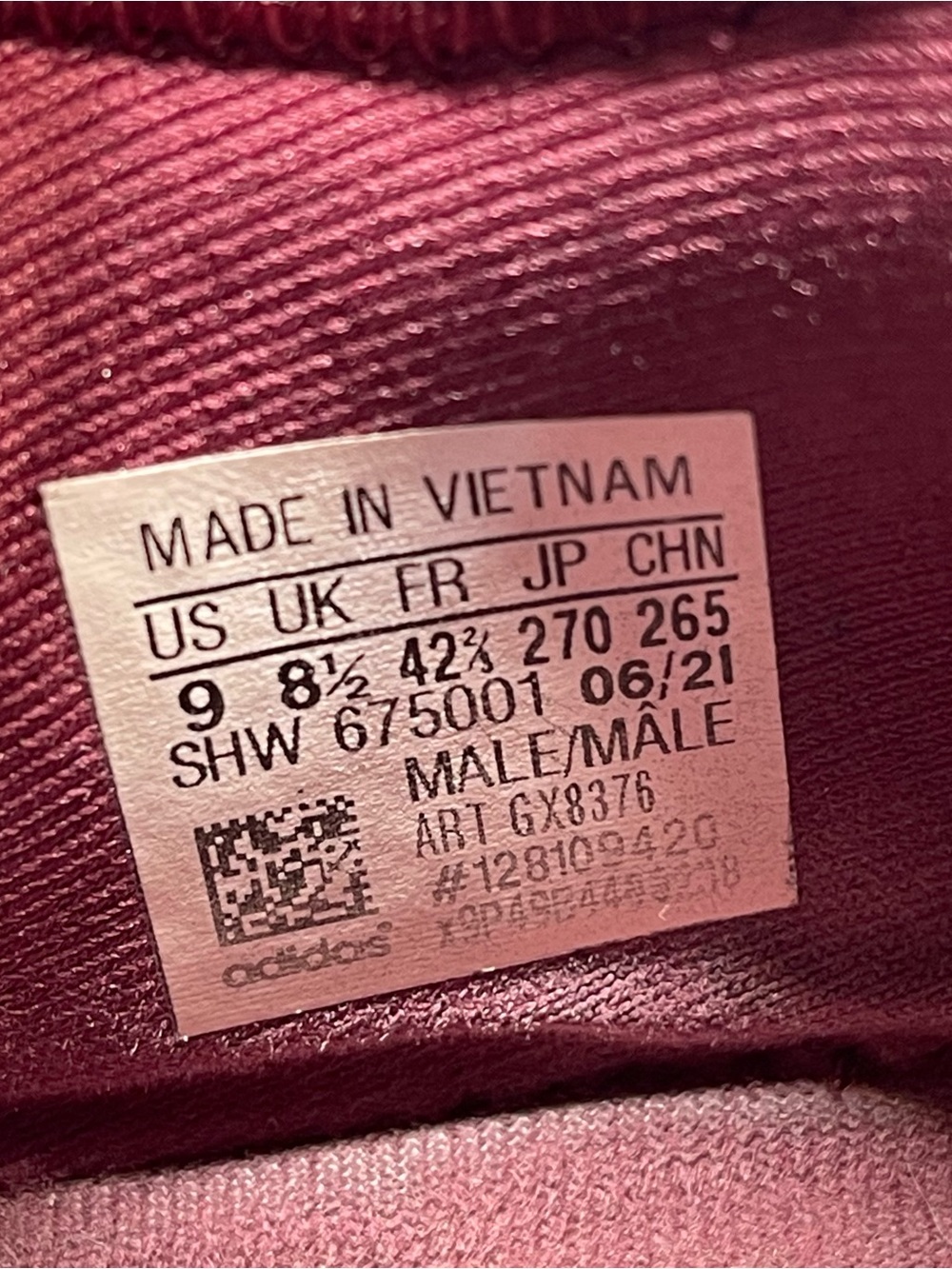 Adidas NMD R1 Maroon Shoes Size 9 Men’s - Picture 11 of 11